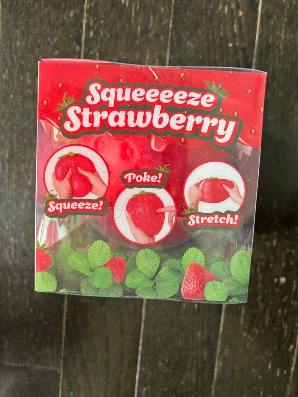 Squeezy Squishy  Strawberry new in box